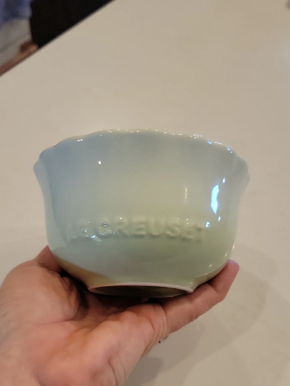 Le Creuset Wasabi Light Green Ombre Bowl